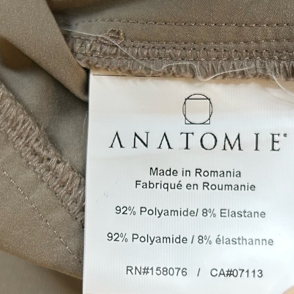 Anatomie Khaki Tan The Thea Curvy Pant Sz M - Picture 14 of 16